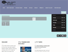 Tablet Screenshot of hairloft.com